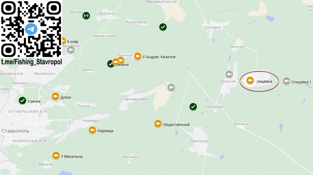 Платная рыбалка водоем "Спицевка"