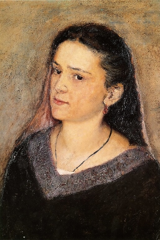 Г.М.Коржев. Портрет жены. 1948. Собственность семьи художника.