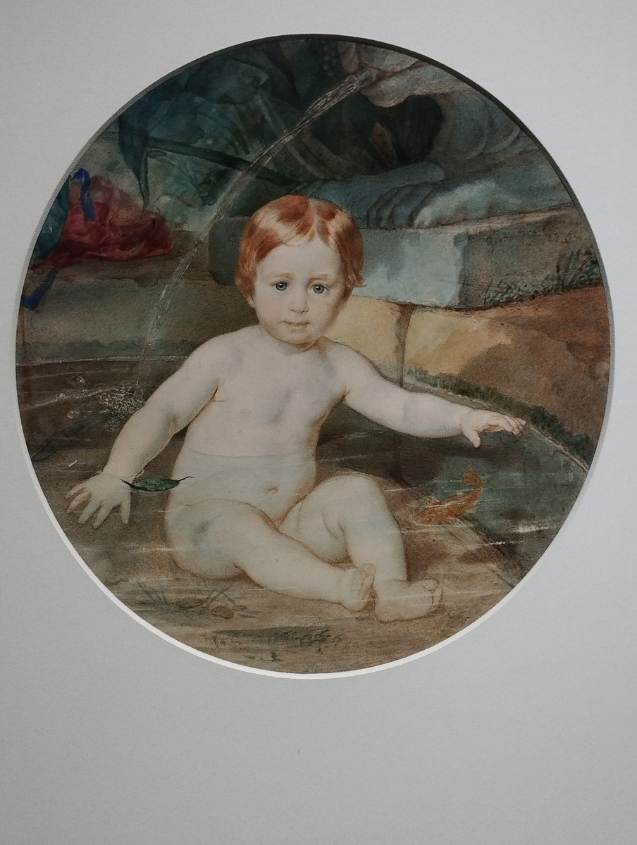 Портрет князя А.Г.Гагарина в детстве, 1829 год (ФОТО АВТОРА)