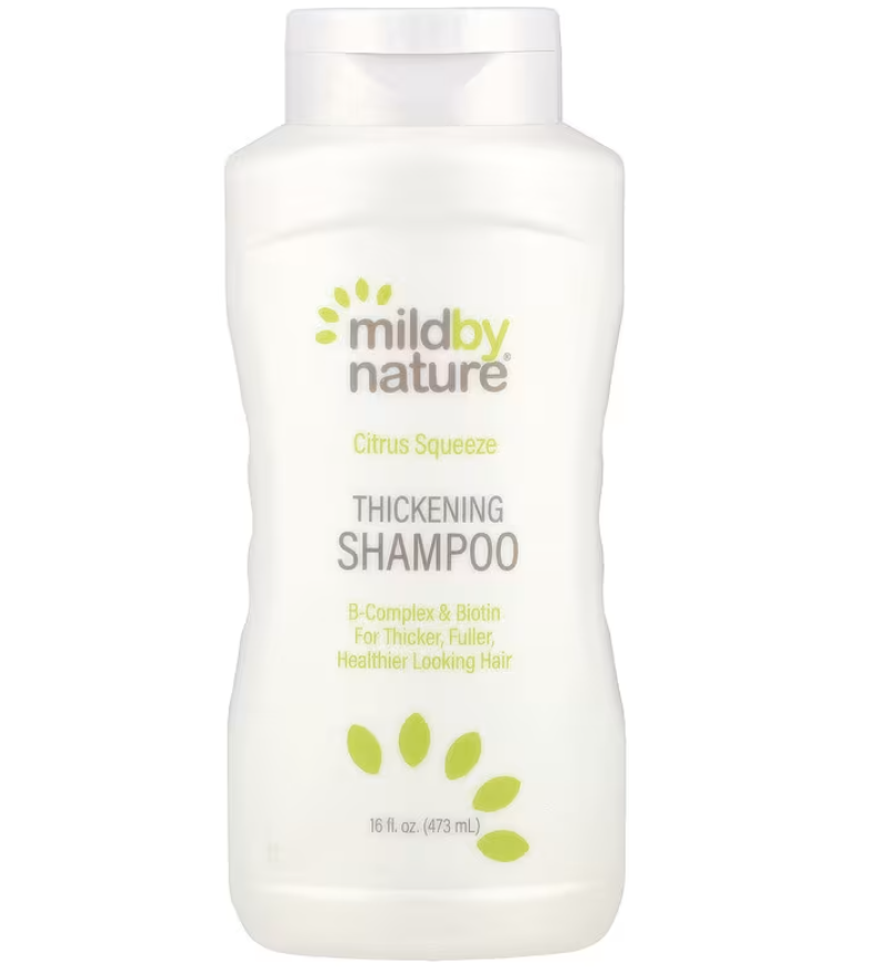 Mild By Nature, шампунь для густоты волос, комплекс витаминов группы B и биотин, с цитрусовым ароматом
