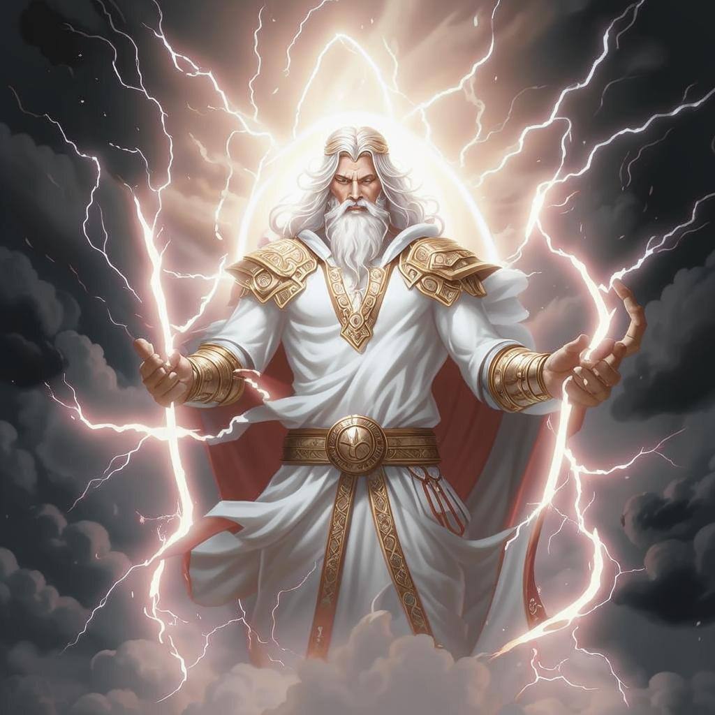 Бог Перун/изображение создано при помощи ИИ