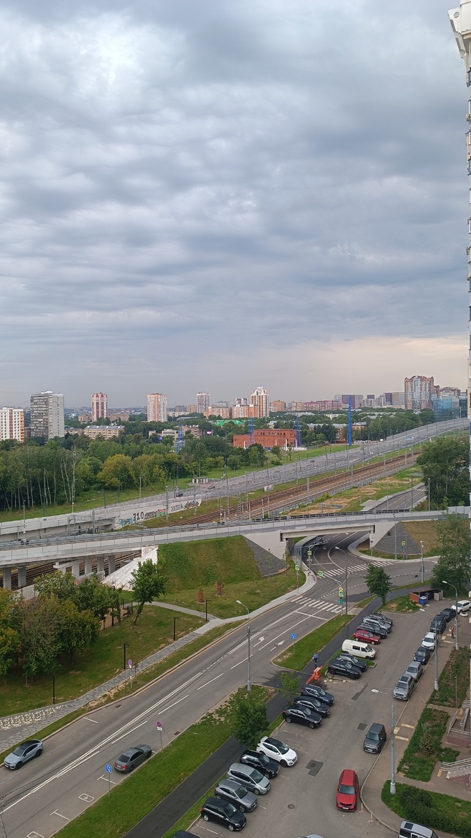 Небо затянуло и душно