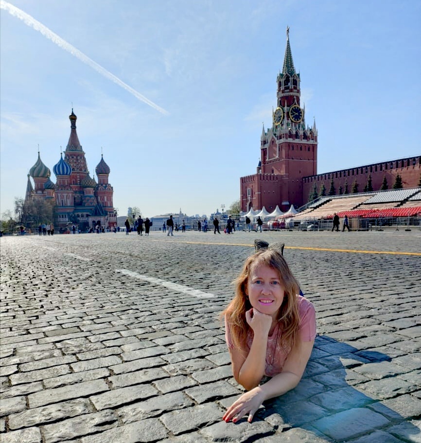 А это я в самом сердце Златоглавой 