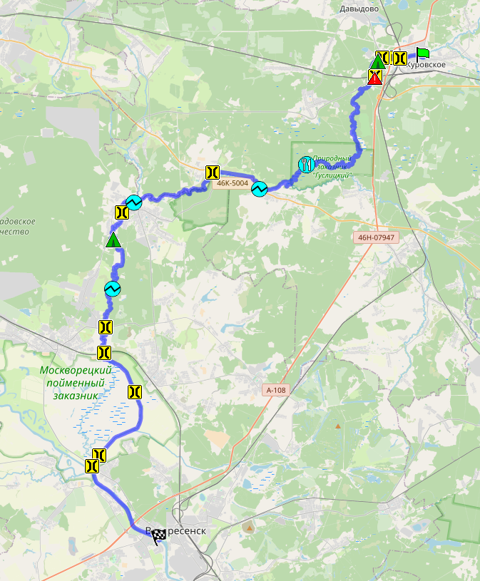 Карта маршрута