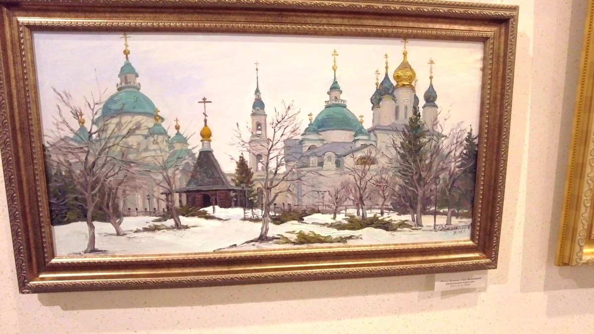 Спасо-Яковлевский монастырь в Ростове Великом, картина художника Владимира Ельникова
