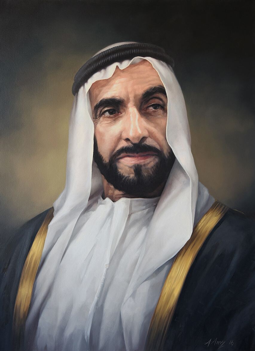 Заид ибн Султан ибн Заид ибн Халифа Аль Нахайян (1918-2004 гг.) кстати, он же и создатель государства ОАЭ