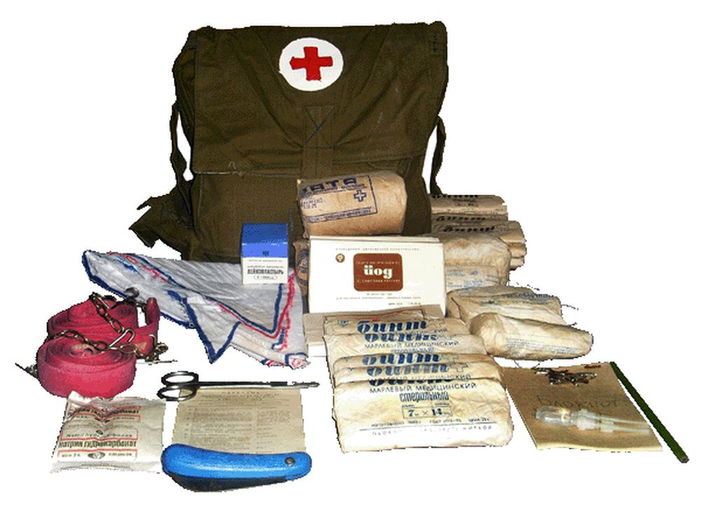 Фотоиллюстрация: 1971. Фото из открытой сети Интернет. Сумка фельдшера войсковая (СФВ).