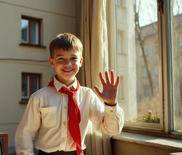 Мальчик пионер. СССР.