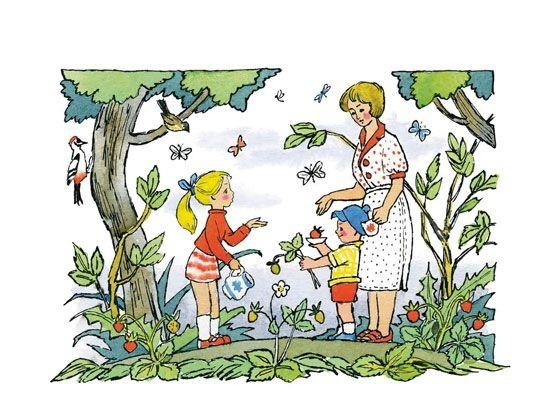 Иллюстрация к сказке "Дудочка и кувшинчик" Катаева, художник Наталья Барботченко. В детстве в меня была книжка именно с этими иллюстрациями. https://polev-15.blogspot.com/2013/11/blog-post_18.html?m=1