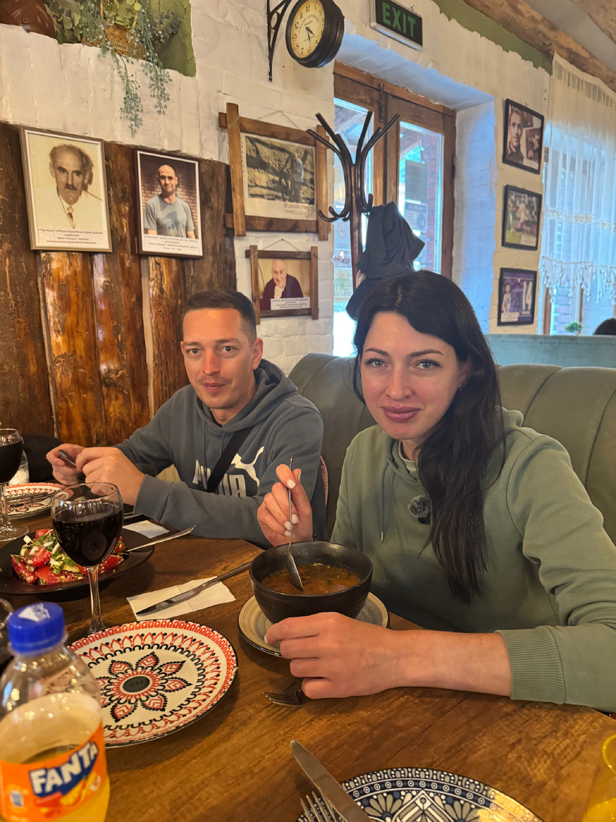 Обед в Грузии