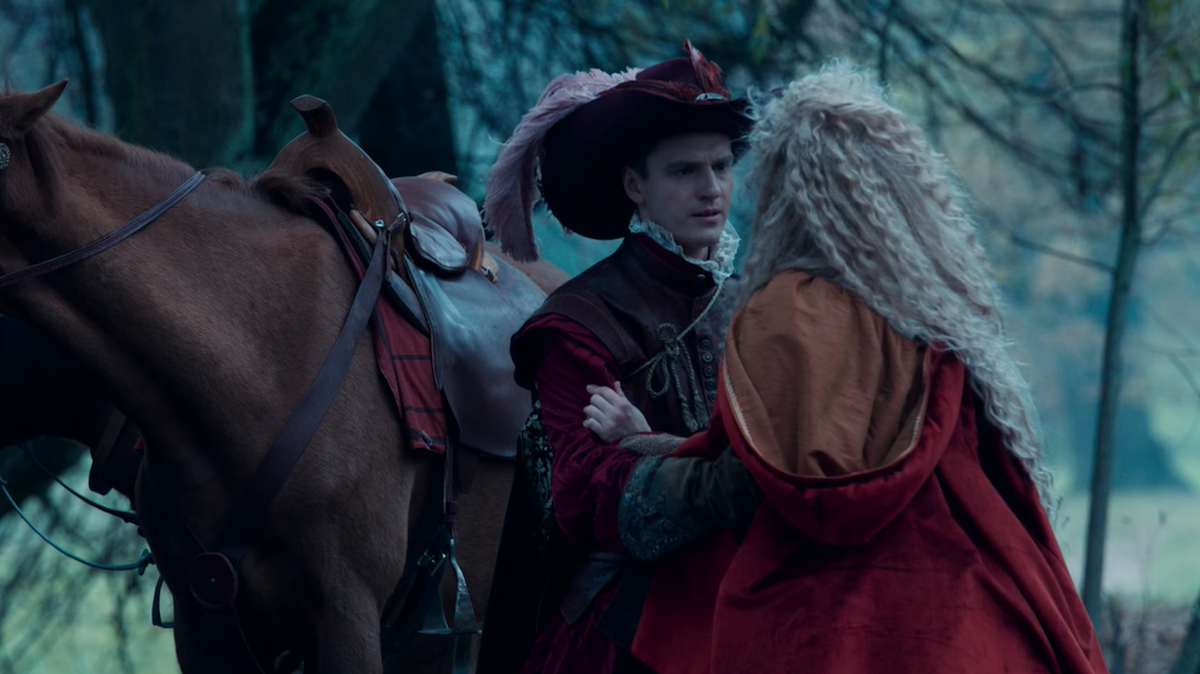 Ричард Окделл с сестрой. Кадр из пилотного эпизода сериала Этерна