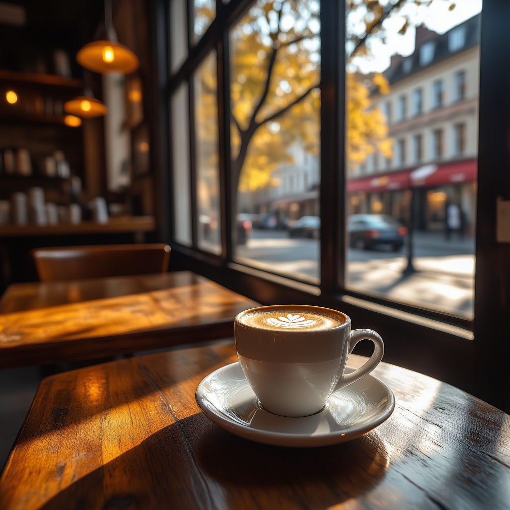 В этот раз сказала ИИ изобразить эспрессо с коричневой крема. Вроде это слово (crema англ.) уже используется в русском. И опять капучино. И чашка не для эспрессо. Будем обучать ИИ дальше.