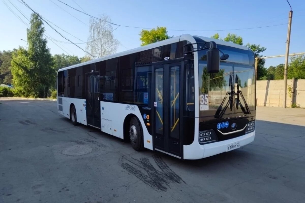    В Барнауле новый автобус начал работать на маршруте №35