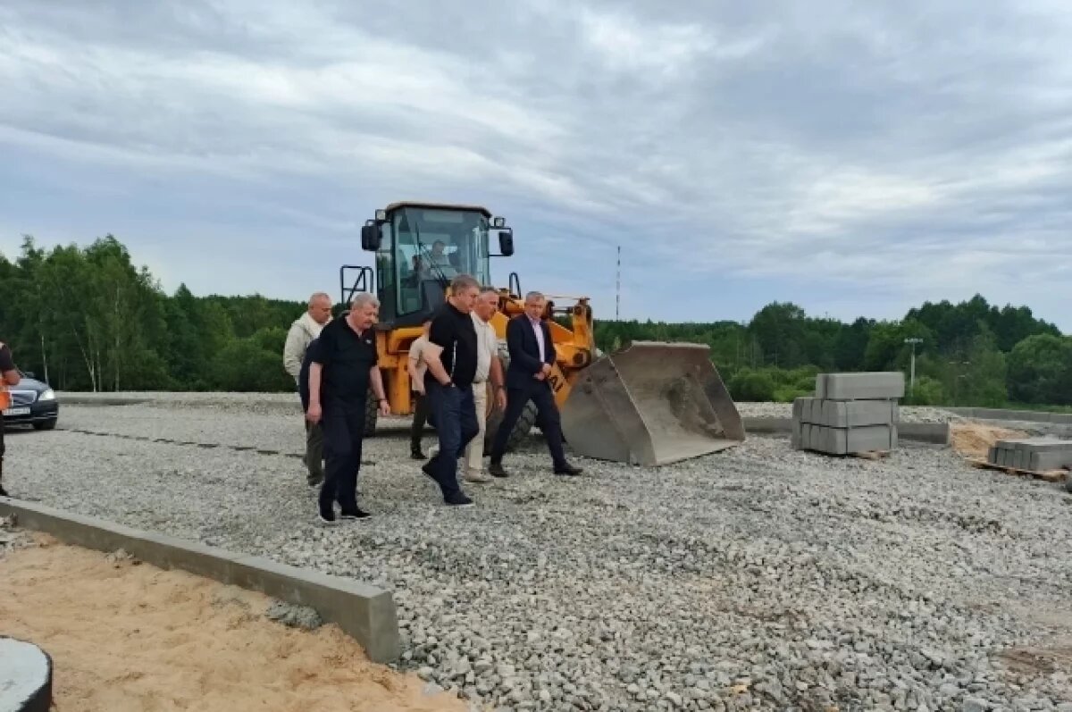    Губернатор Брянской области проинспектировал строительство моста в Унече