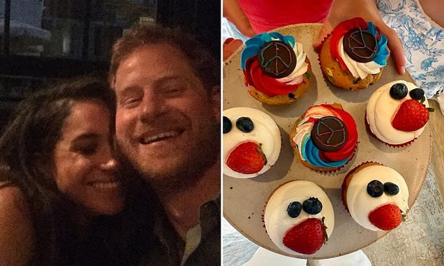 Меган Маркл публикует  фото с принцем Гарри, рассказывая о своих детях 4 июля. И конечно не забывает о монетизации 