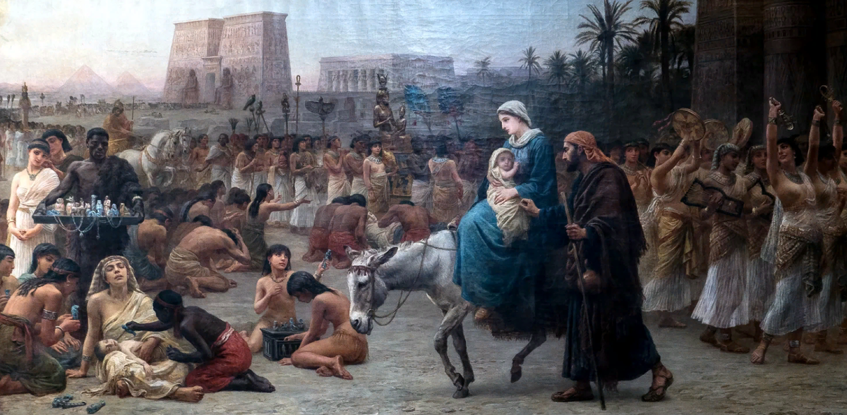 «Anno Domini, или Бегство в Египет», 1883 Эдвин Лонг (1829–1891) Изображение © Художественная галерея и музей Рассела-Коутса