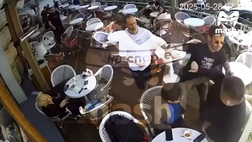   Кадр видео из Telegram-канала «Mash на спорте»