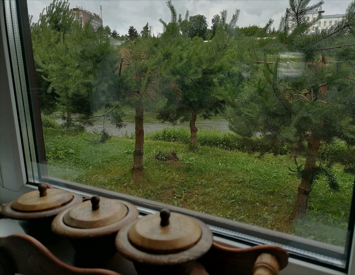 Фото автора. Вид из кафе на Волгу