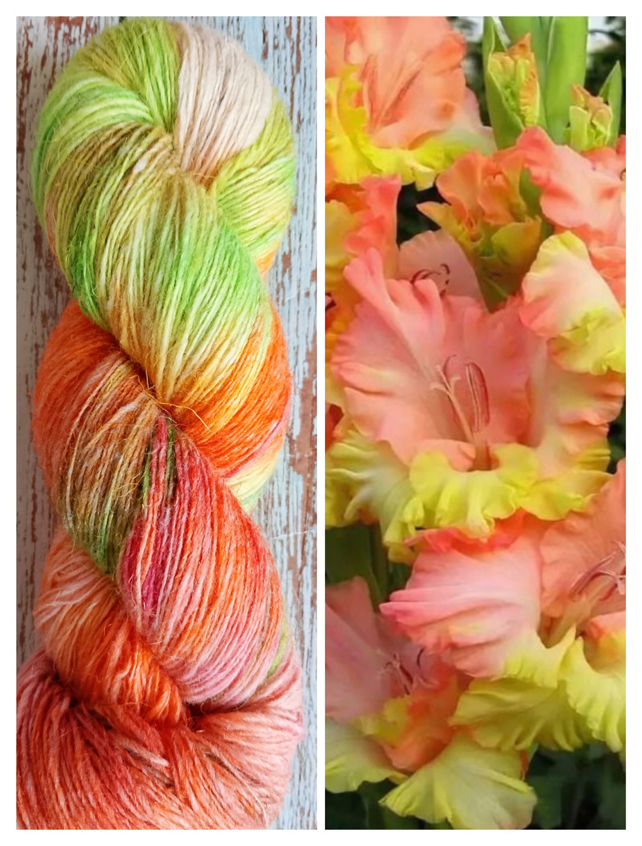 Фото автора канала Татьяна Время Вязать Вязание и жизнь в деревне. Овечья 100% шерсть . Была пробная, маленькая пасмочка трёх нитка. 