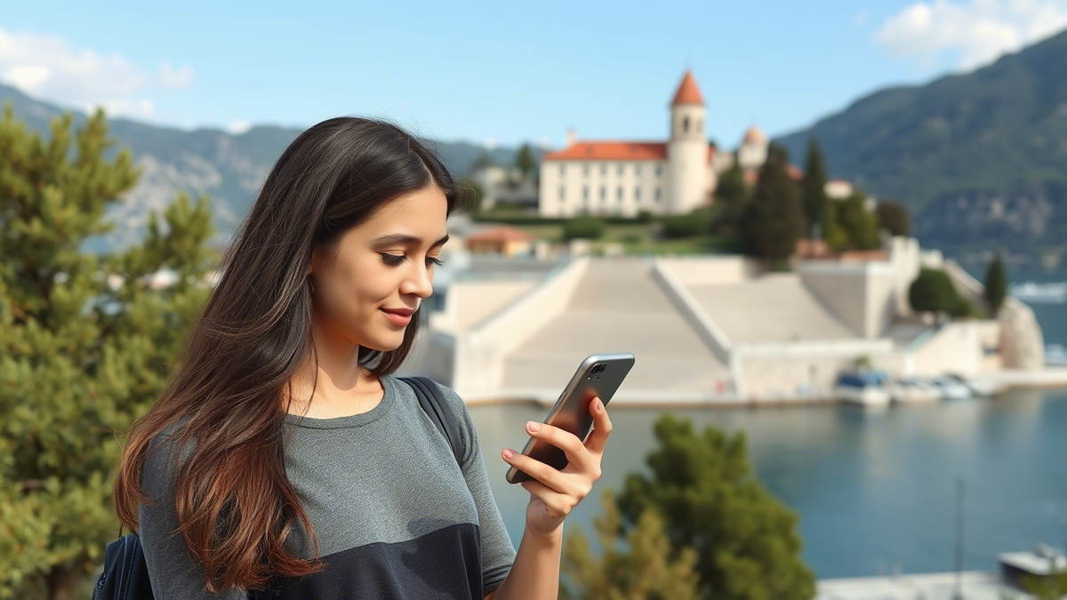 Мобильные операторы связи в аэропорту Черногории