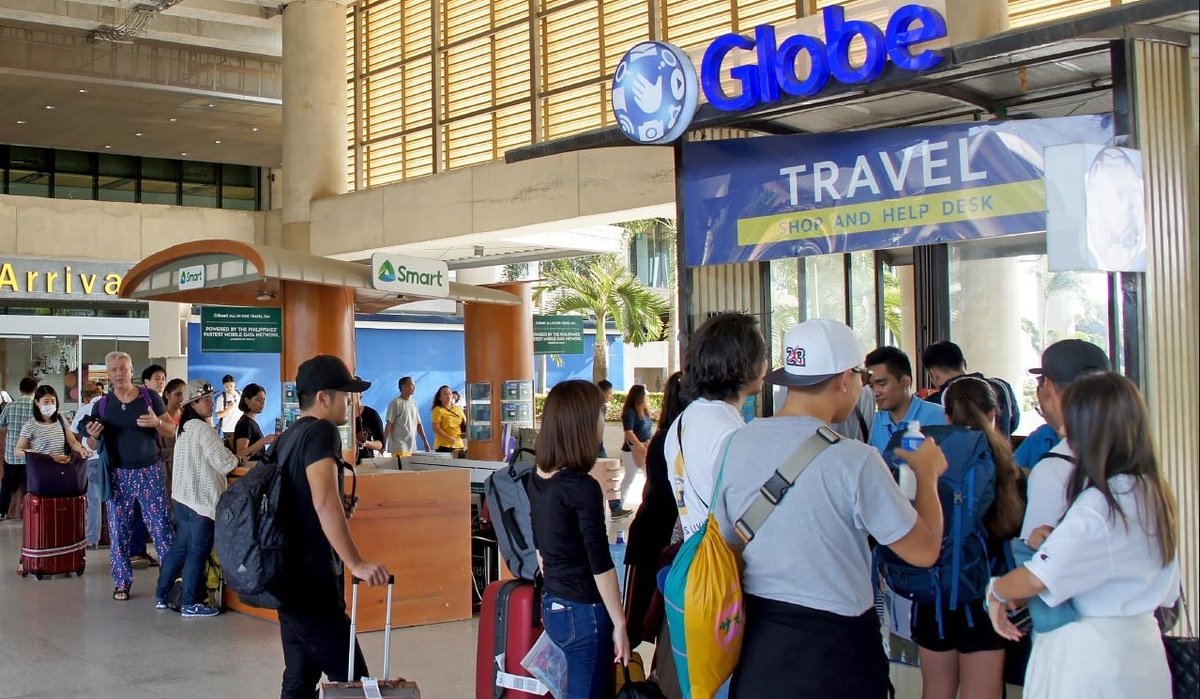 Мобильные операторы связи в аэропорту Филиппин