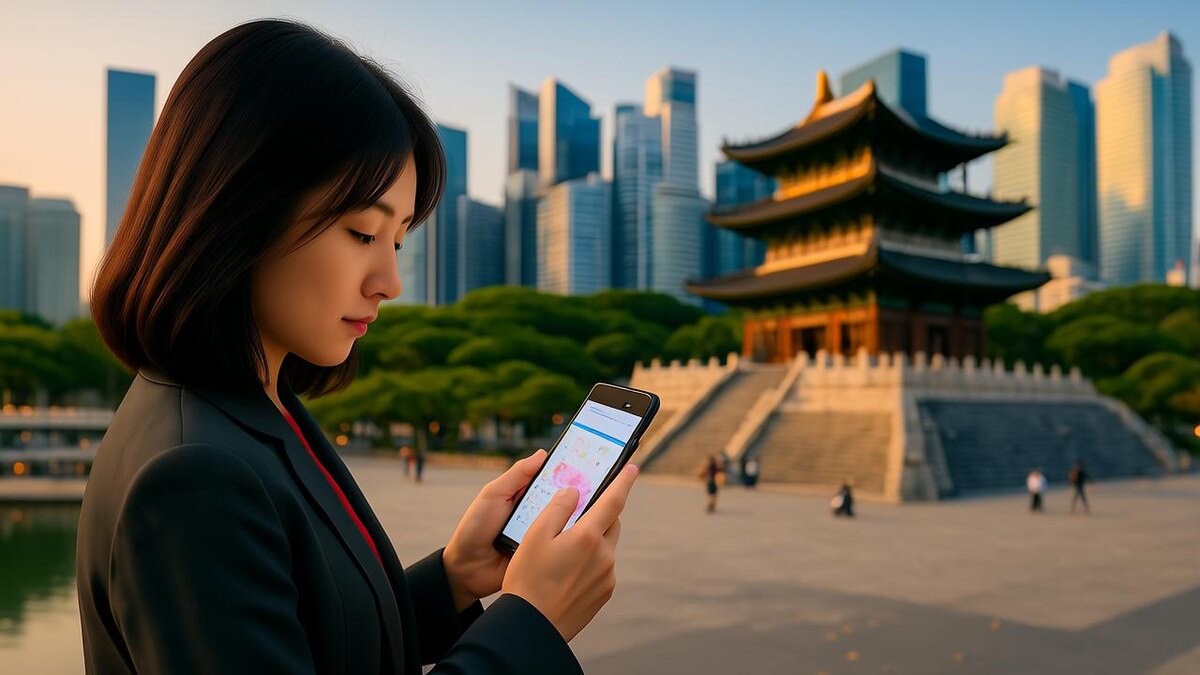 Мобильные операторы связи в аэропорту Кореи