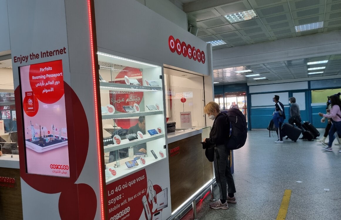 Мобильные операторы связи в аэропорту Туниса
