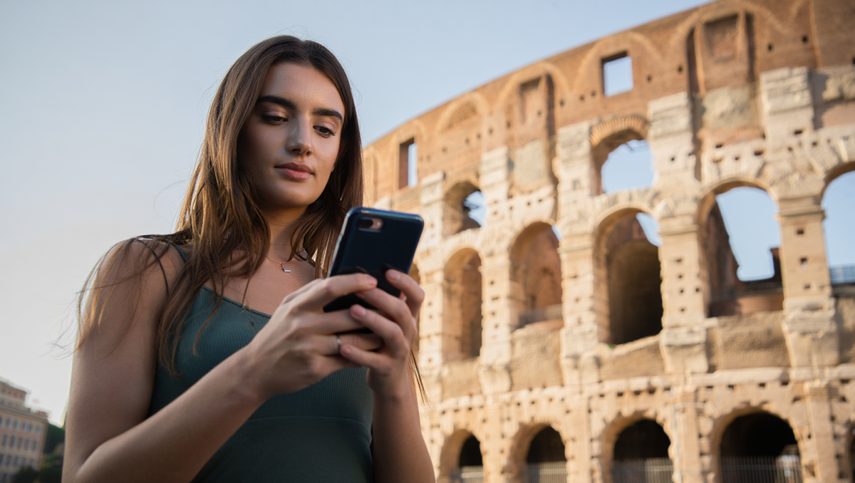 Мобильные операторы связи в аэропорту Рима
