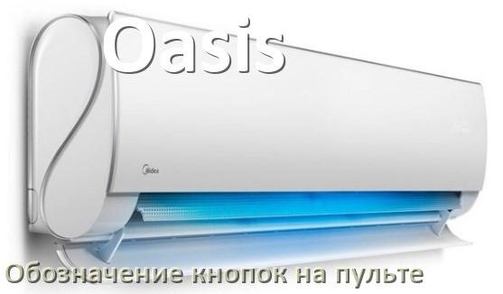 
Обозначение кнопок на пультах кондиционеров Oasis что означает значок Fun Swing, Speed, Cool