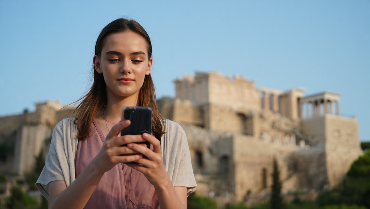 Мобильные операторы связи в аэропорту Афин
