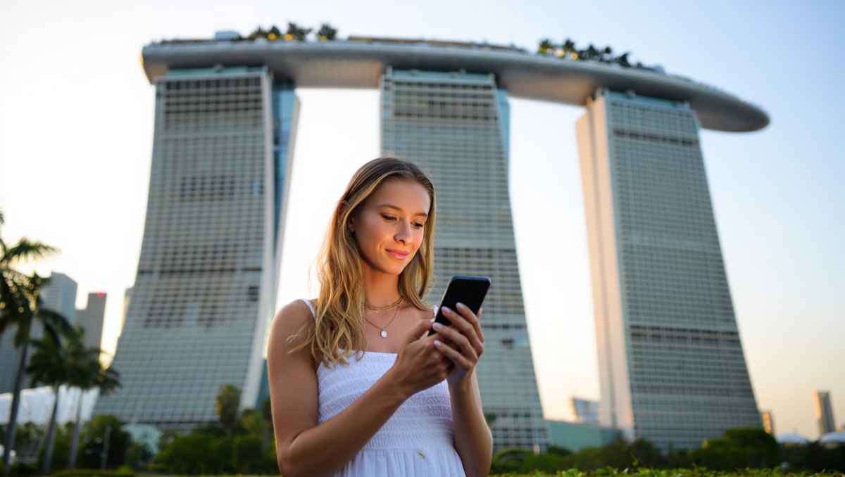 Мобильные операторы связи в аэропорту Сингапура