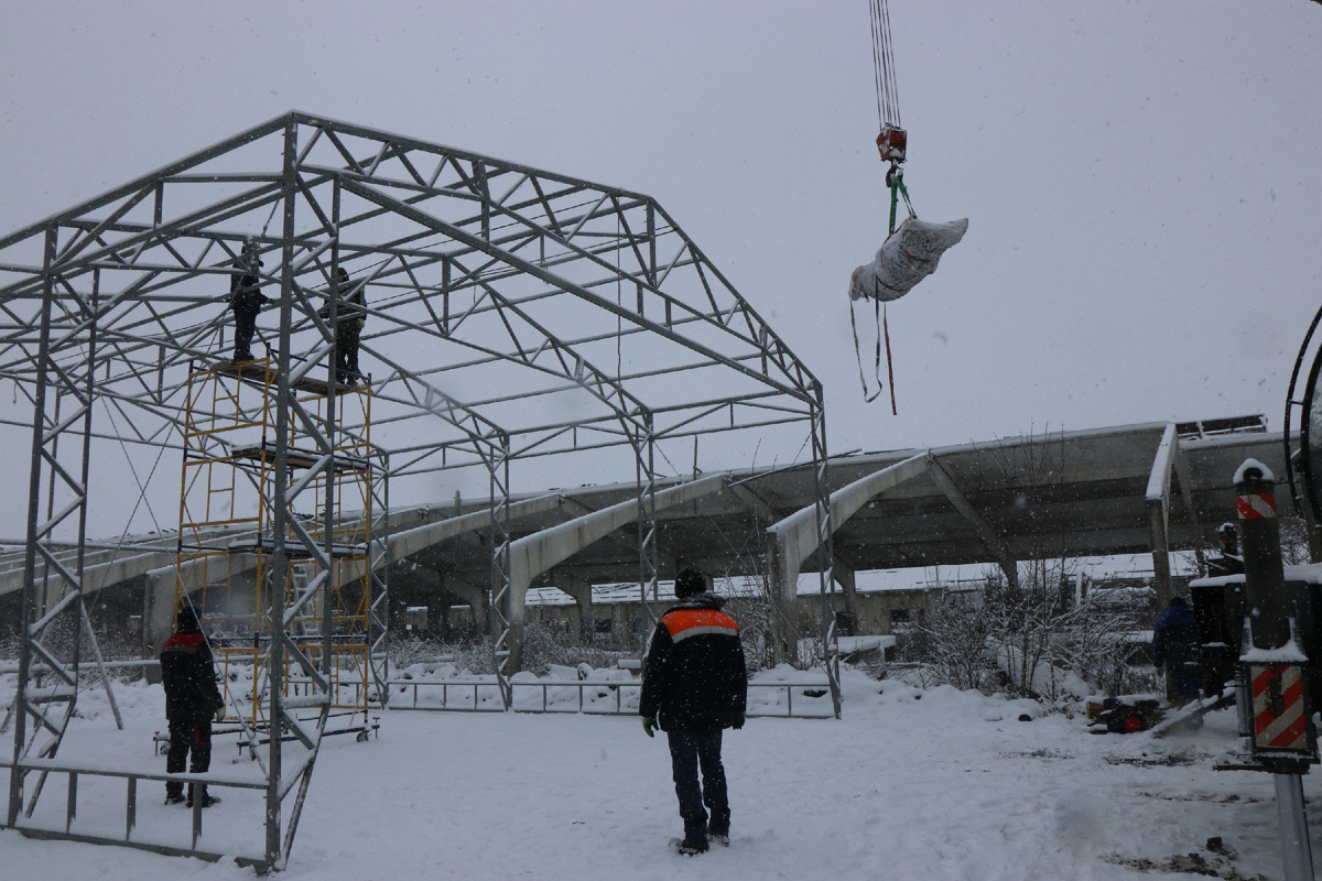 Ремонтный бокс 10х12х6,5м.
