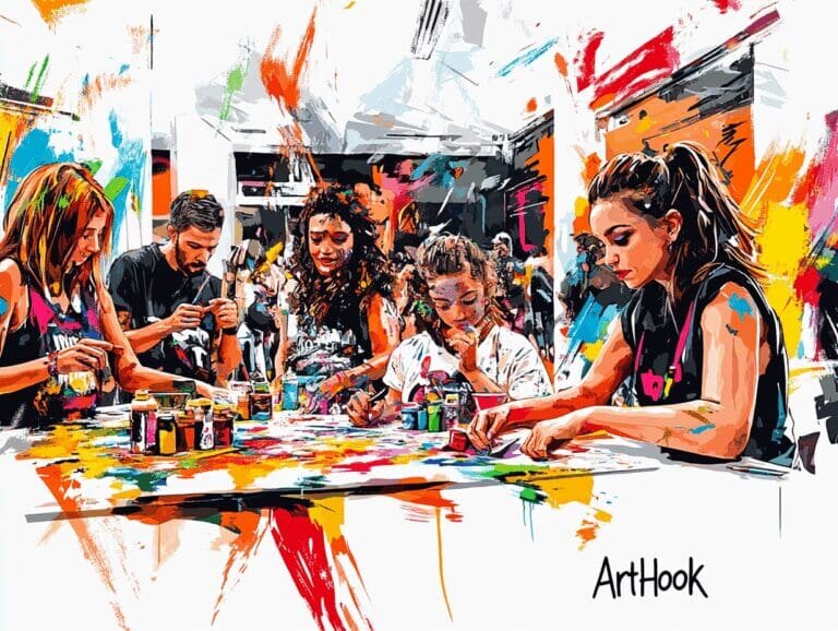    Интерактивное искусство на мероприятии: как создать незабываемый опыт и вовлечь гостей в творческий процесс Art-Hook.Ru