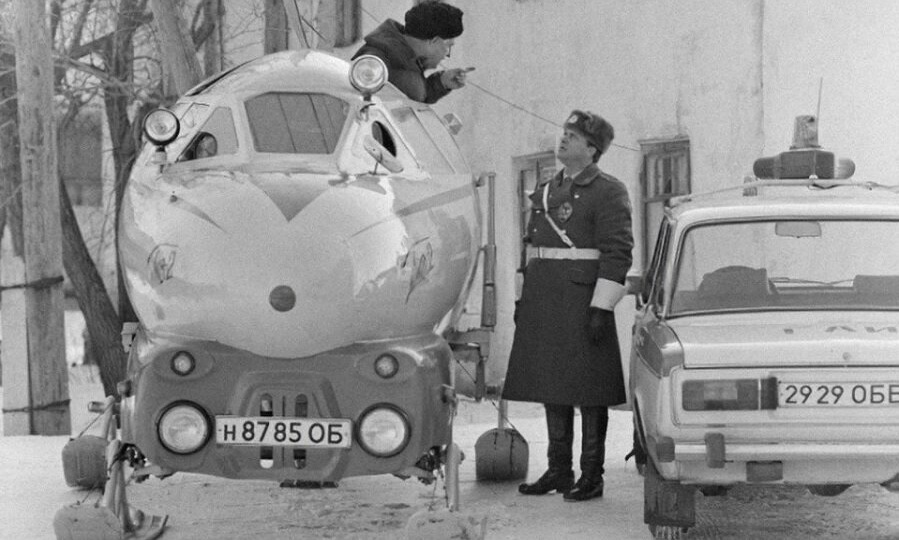Советский снегоход с кабиной от бомбардировщика: что это было