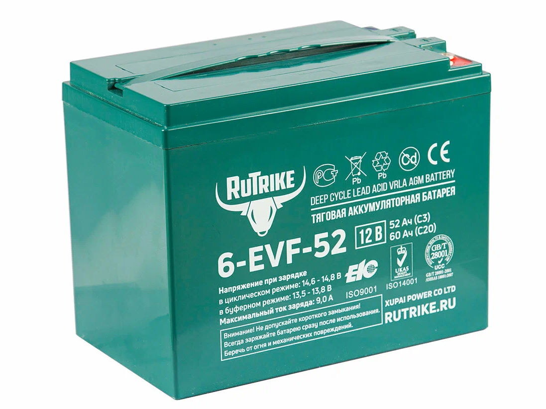 Тяговая батарея RuTrike 6-EVF-52