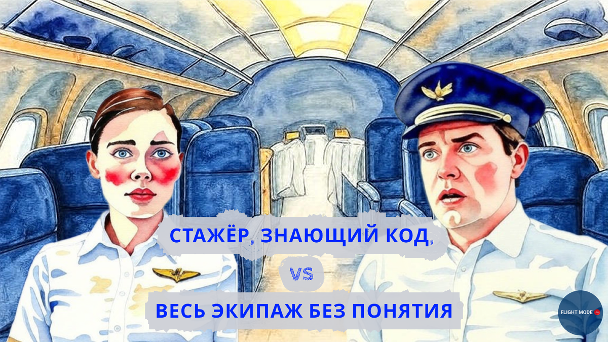 «У кого корочка из школы бортпроводников, тот и командир»