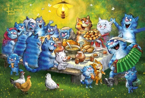 очаровательные коты Рины Зенюк