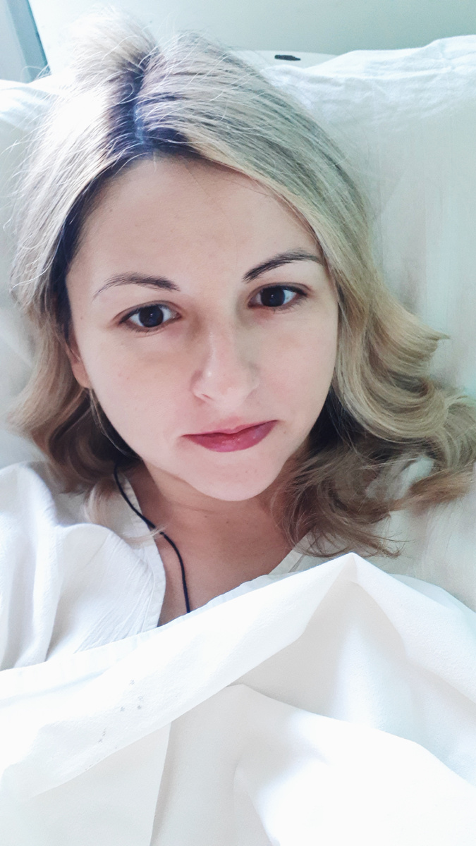 В родзале. Уставшая, но счастливая...