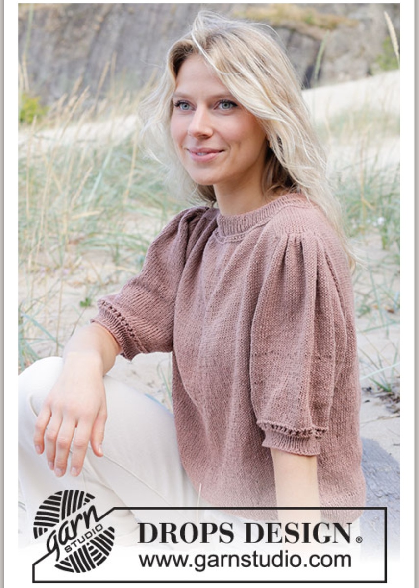 Футболка с рукавом фонарик 