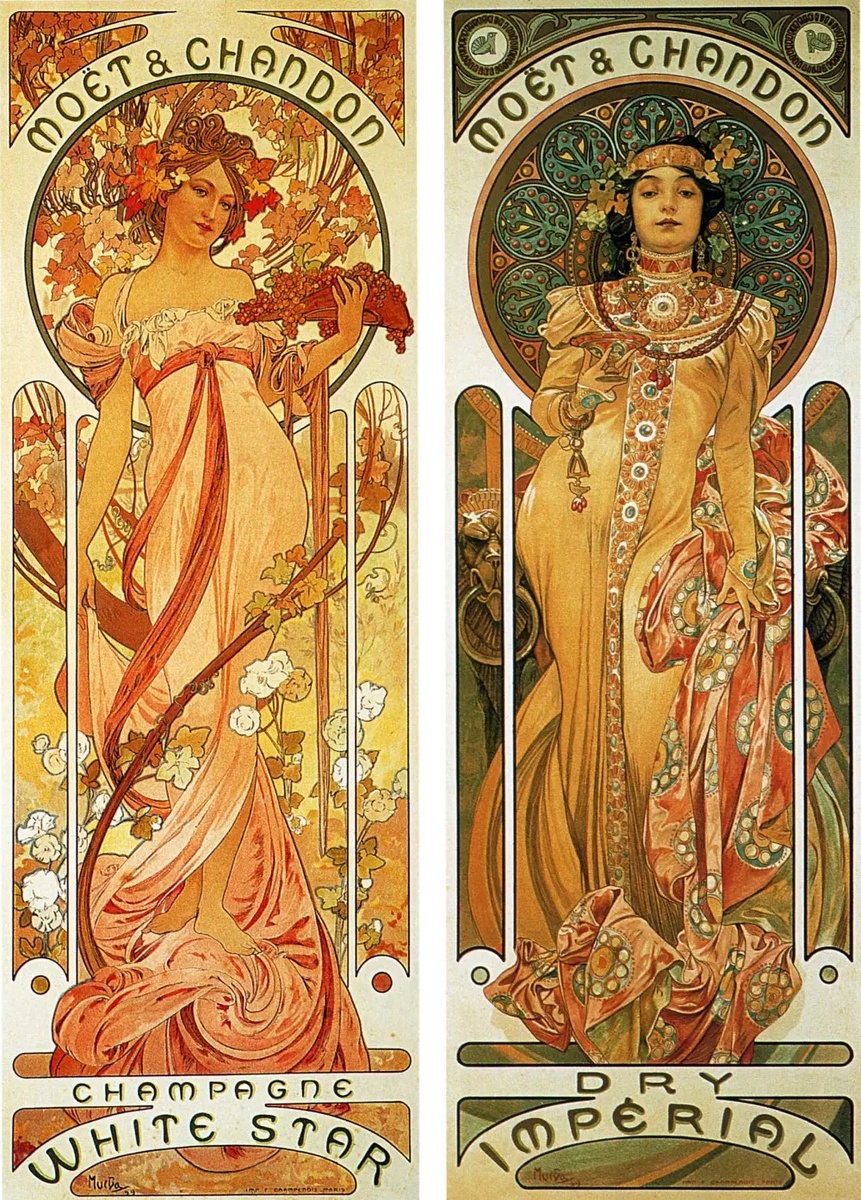 Альфонс Муха, реклама для шампанского дома Moёt & Chandon