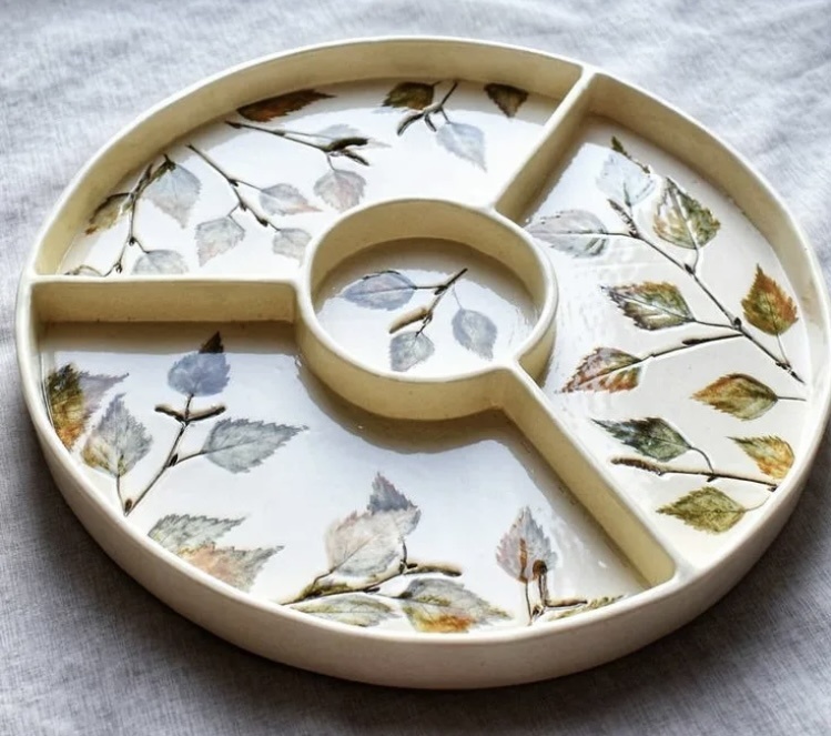 Какая красивая менажница! Отличный вариант подарка!