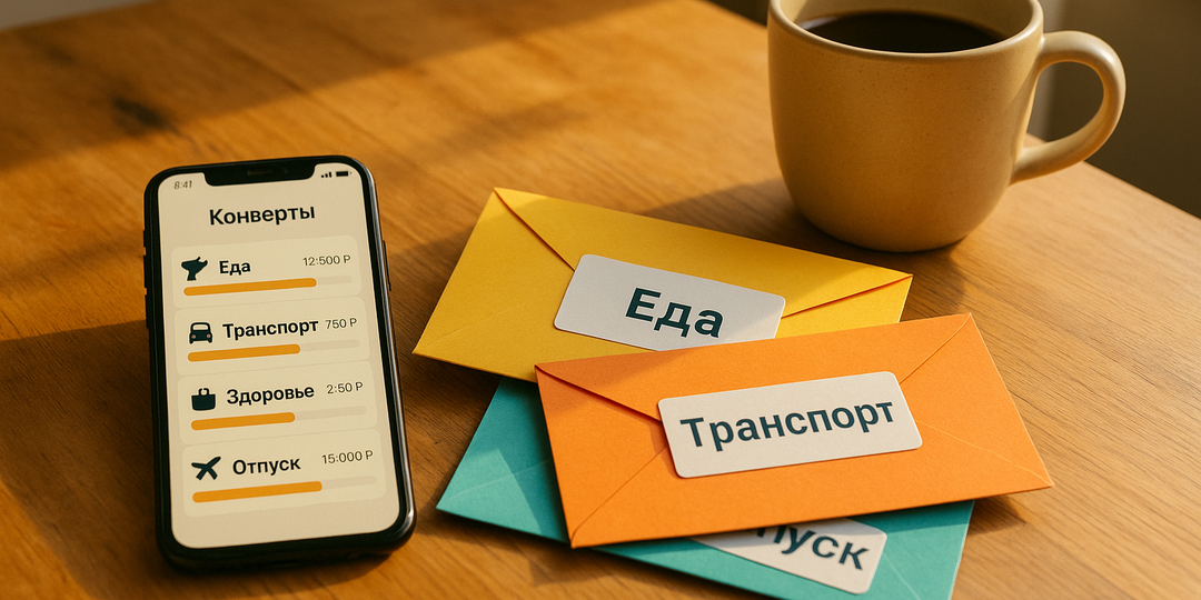Метод «конвертов-2025»: как приручить зарплату без наличных и накопить на мечту