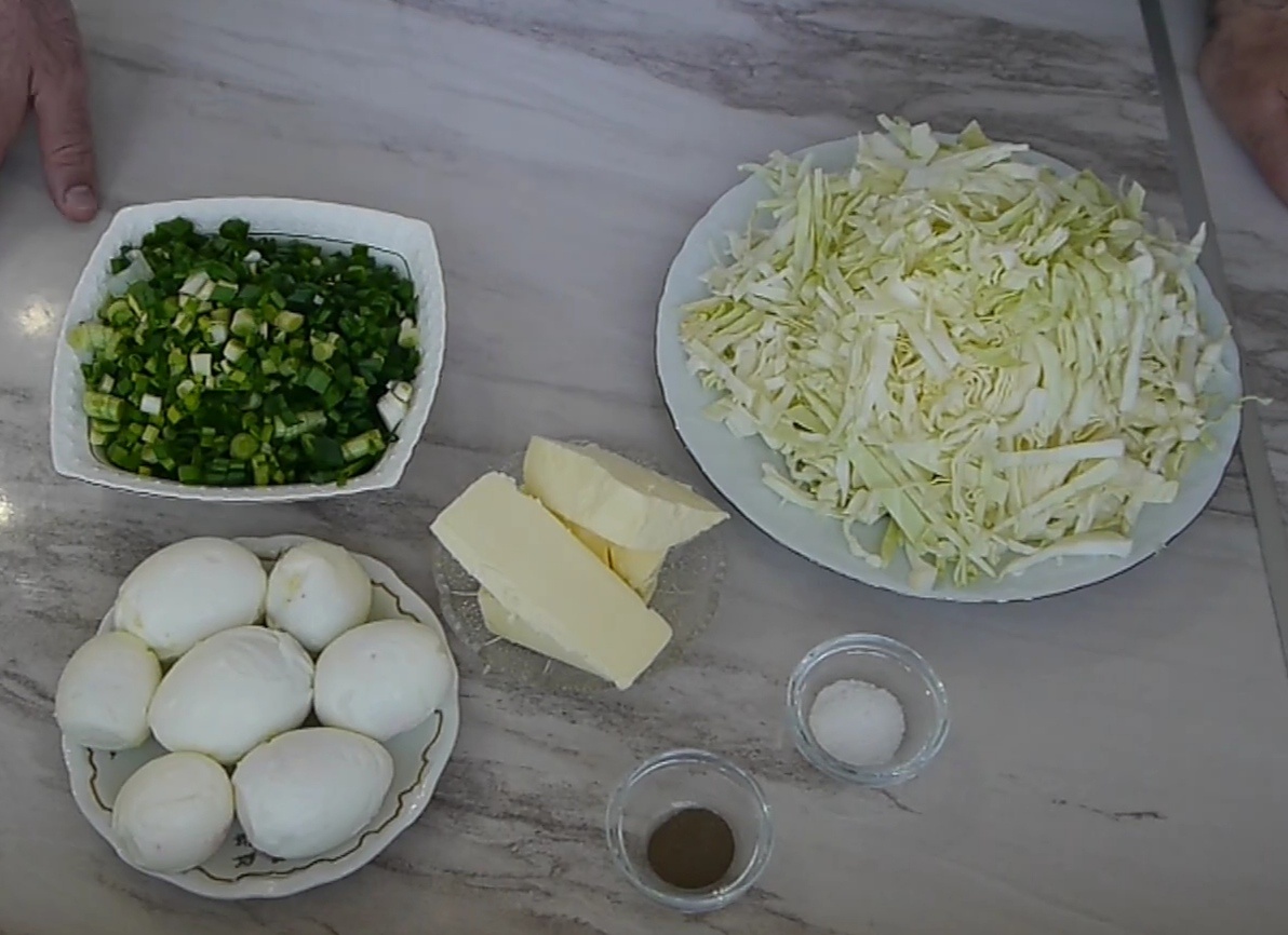 Состав для обоих вариантов начинок 