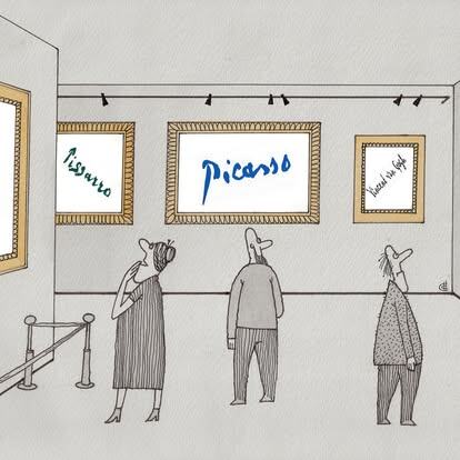 Художник: Сергей Сыченко. Карикатура: "Пикасссо. Бренд"