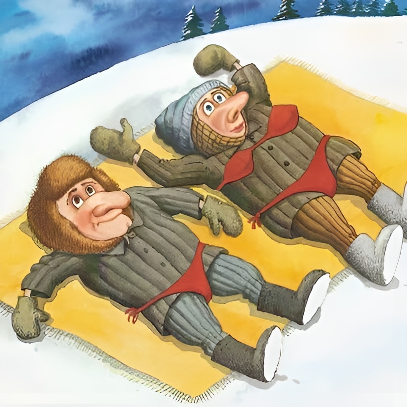 Художник: Сергей Сыченко. Карикатура: "Сибирский загар".