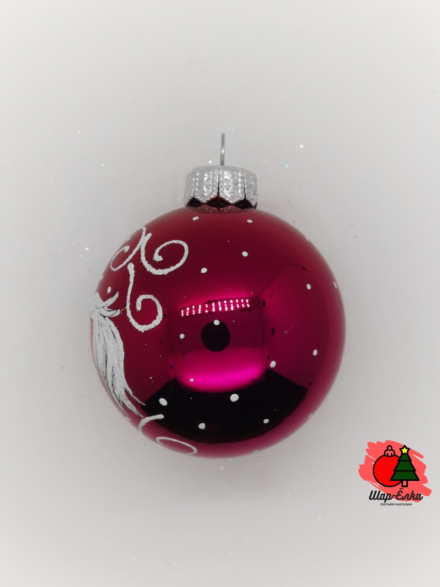 Ёлочный шар 60 мм "Ника" Зодиак (Ёлочка)
