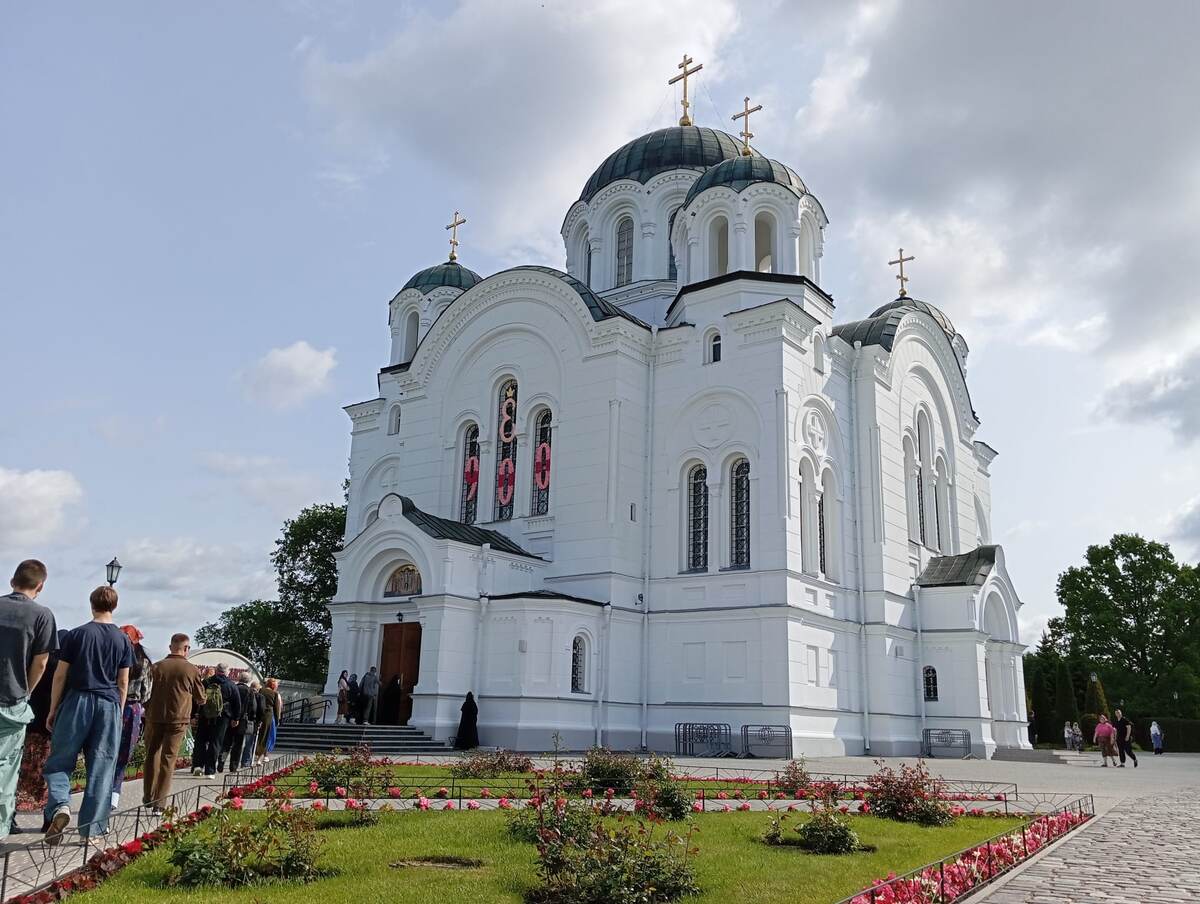 Спасо-Евфросиниевский монастырь в Полоцке. Снимок сделала во время июньской поездки.