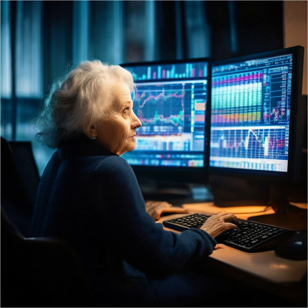 Женщина  в поисках дополнительного заработка