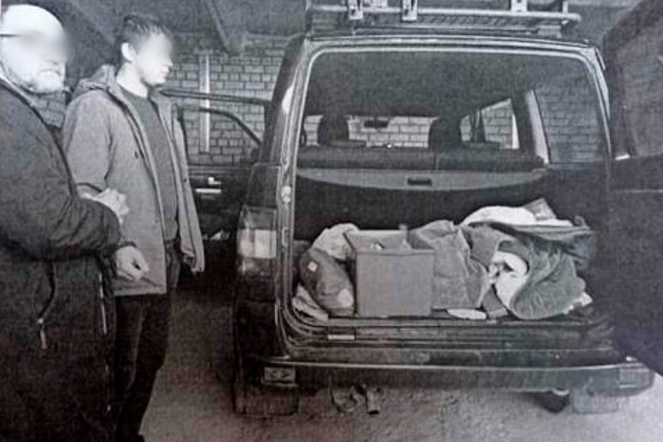 Машина, в которой убийца увез вещи жены и окровавленный топор. Фото: из материалов уголовного дела