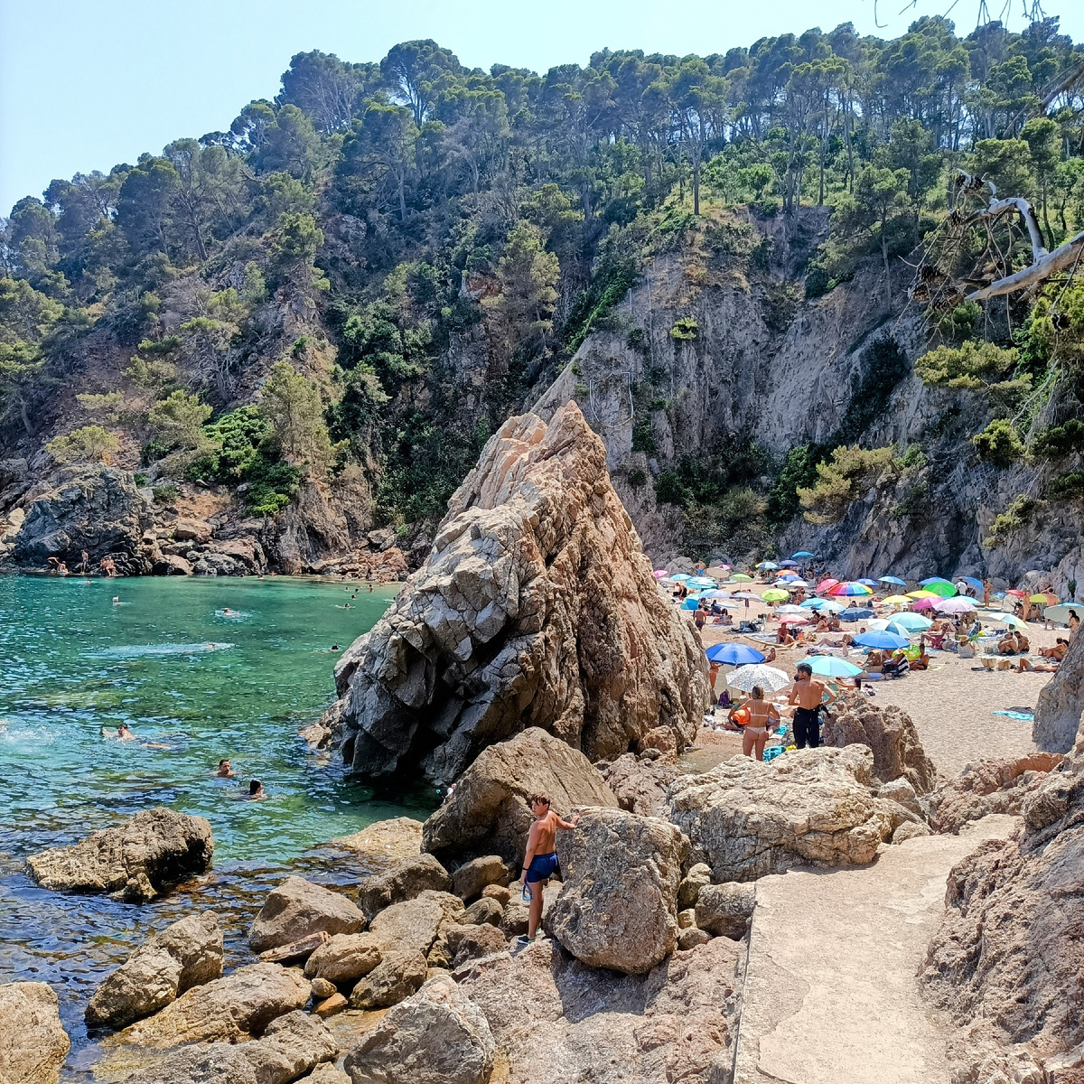 Волшебные бухты Calella de Palafrugell. Costa Brava. Каталония. Испания. Фото автора 